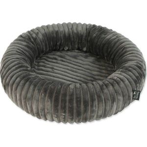 Tmavě šedý pelíšek pro psa ø 70 cm Dog Fantasy Stripe – Plaček Pet Products obraz