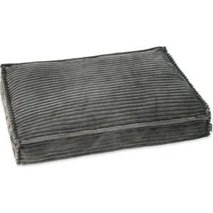 Tmavě šedá matrace pro psa 100x70 cm Dog Fantasy Stripe – Plaček Pet Products obraz
