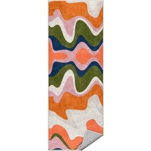 Oranžový pratelný běhoun 60x230 cm Squiggly Orange – Mila Home obraz