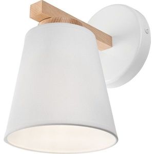 Bílé nástěnné svítidlo ø 15 cm Ellie – LAMKUR obraz
