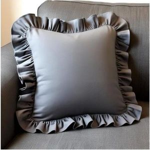 Povlak na polštář s příměsí bavlny 40x40 cm Ruffled – Mila Home obraz