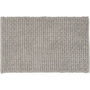 Šedá textilní koupelnová předložka 50x80 cm Ecoli – Wenko obraz