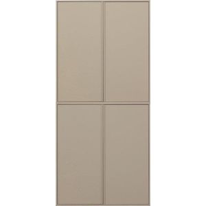 Krémová modulární skříň z borovicového dřeva 100x220 cm Daily – vtwonen obraz