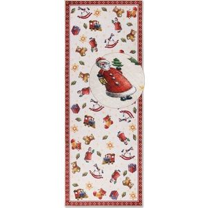Červený běhoun s vánočním motivem 80x200 cm Red Christmas – Villeroy&Boch obraz