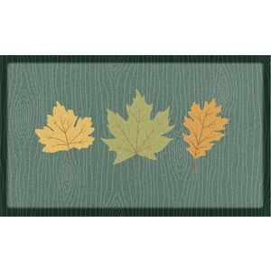 Rohožka 40x70 cm Autumn Leaves on Green – Artsy Doormats obraz
