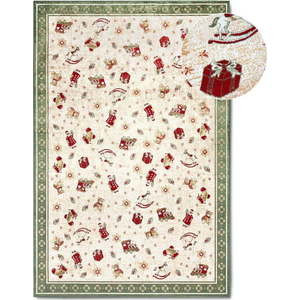 Zelený koberec s vánočním motivem s příměsí bavlny 160x230 cm Toy's Delight Green Christmas – Villeroy&Boch obraz
