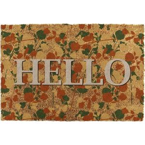 Rohožka z kokosového vlákna 40x60 cm Hello Floral – Artsy Doormats obraz