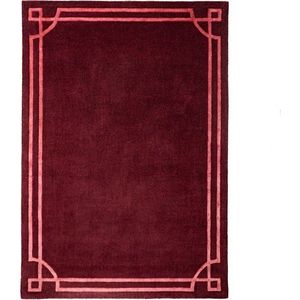 Vínový ručně tkaný vlněný koberec 200x290 cm Gatsby – Flair Rugs obraz