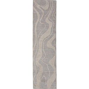 Šedý pratelný běhoun 78x230 cm Calder – Flair Rugs obraz