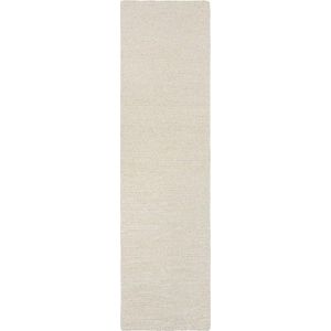 Slonovinový ručně tkaný vlněný běhoun 80x230 cm Harris Boucle – Flair Rugs obraz