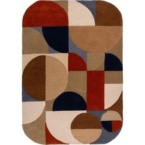 Ručně tkaný vlněný koberec v terakotové barvě 120x170 cm Mia Arch – Flair Rugs obraz