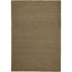 Khaki ručně tkaný vlněný koberec 200x290 cm Harris Boucle – Flair Rugs obraz
