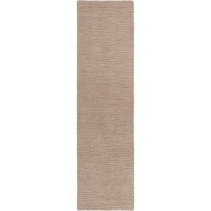 Béžový ručně tkaný vlněný běhoun 80x230 cm Harris Boucle – Flair Rugs obraz