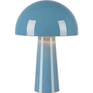 Modrá stolní lampa s kovovým stínidlem (výška 36 cm) Mantar – Markslöjd obraz