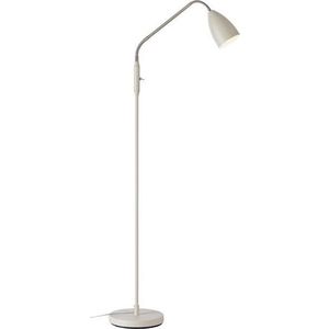 Béžová LED stmívatelná stojací lampa s kovovým stínidlem (výška 140 cm) Patro – Markslöjd obraz