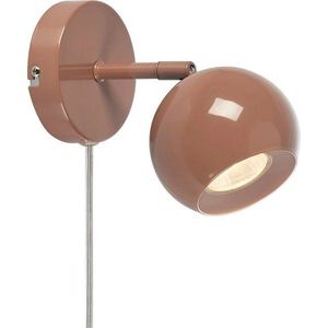 Hnědé nástěnné svítidlo do zásuvky Pop – Markslöjd obraz