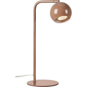 Hnědá stolní lampa s kovovým stínidlem (výška 39, 5 cm) Pop – Markslöjd obraz