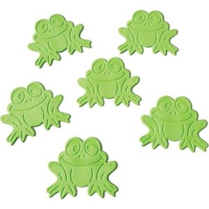 Dětské protiskluzové podložky v sadě 6 ks do vany 9x8 cm Grenouilles – Spirella obraz