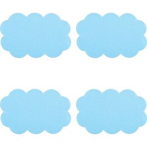 Dětské protiskluzové podložky v sadě 4 ks do vany 9x14, 5 cm Nuages – MSV obraz
