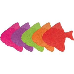 Dětské protiskluzové podložky v sadě 5 ks do vany 16x16, 5 cm Poissons – MSV obraz