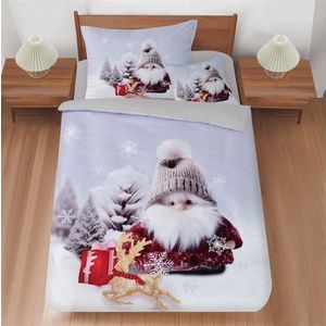3dílné povlečení na jednolůžko 140x200 cm Snowy Elf – My House obraz