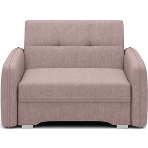 Růžová žinylková rozkládací/s úložným prostorem pohovka 102 cm Laine – ELTAP obraz