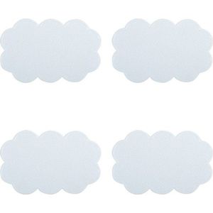 Dětské protiskluzové podložky v sadě 4 ks do vany 9x14, 5 cm Nuages – MSV obraz