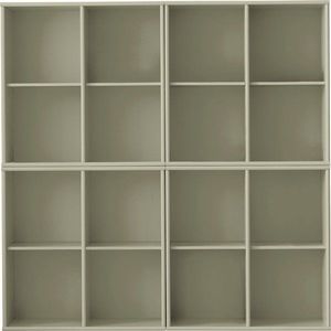 Khaki závěsná knihovna 140x140x27 cm Mistral – Hammel Furniture obraz