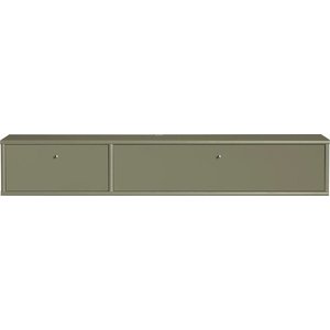 Khaki TV stolek 136x22x32, 5 cm Mistral – Hammel Furniture obraz