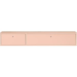 Světle růžový TV stolek 136x22x32, 5 cm Mistral – Hammel Furniture obraz