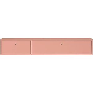Růžový TV stolek 136x22x32, 5 cm Mistral – Hammel Furniture obraz