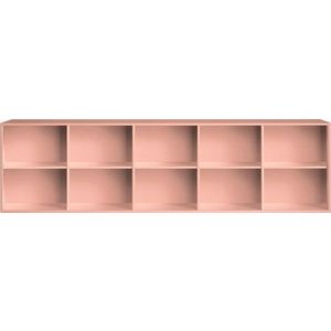Růžová závěsná knihovna 220x61x42 cm Mistral – Hammel Furniture obraz