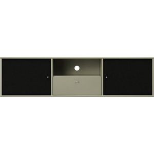 Khaki/černý TV stolek 161x42x45 cm Mistral – Hammel Furniture obraz