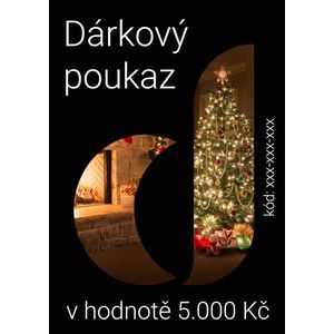 Dárkový poukaz 5000 Kč obraz