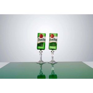 SKLENICE re-design Pilsner Urquel - edice DRUNK GLASSES, 1ks - Lukáš Houdek obraz