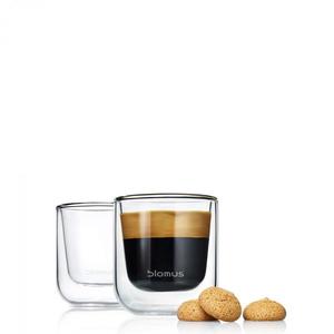 Set termosklenic na espresso 80 ml NERO, Blomus obraz