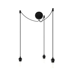 Závěs pro stínidla Cannonball black cluster 3 Ø 12cm L 2, 5 m - UMAGE obraz