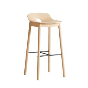 Barová židle "Mono", 75 cm, 2 varianty - Woud Varianta: dub, světlý lak obraz
