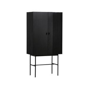 Komoda "Array", 80 x 160 cm, 2 varianty - Woud Varianta: dub, černý obraz