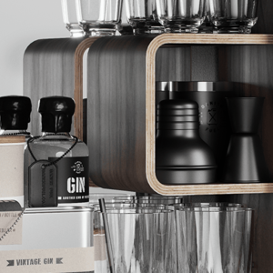 Koupelnová skříňka / kanistr - Bathroom Cabinet, Gas Red, 6 variant - Danish Fuel Varianta: Walnut obraz