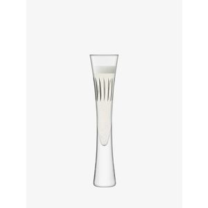 Sklenice na šampaňské Moya Cut, 170 ml, čirá, set 2 ks - LSA International obraz