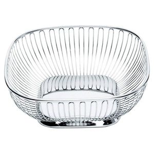 Čtvercový drátěný košík, prům. 23 cm - Alessi obraz