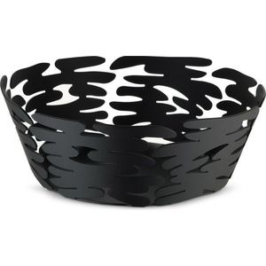 Malý košík Barket, černý, prům. 18 cm - Alessi obraz