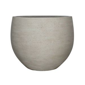 Květináč Jumbo Orb, barva béžová, více velikostí - PotteryPots Velikost: XS - v. 57 cm, ⌀ 69 cm obraz