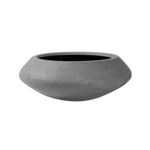 Květináč Tara, barva šedá, více velikostí - PotteryPots Velikost: S - v. 15.5 cm, ⌀ 40 cm obraz