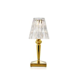 Stolní lampa Battery, více barev - Kartell Barva: Zlatý kov obraz