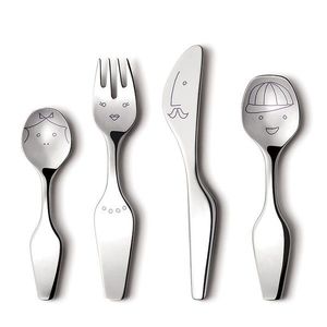 Dětský příbor Twist family, 4 ks - Georg Jensen obraz
