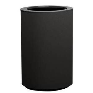 Válcový samozavlažovací květináč STEEL PLUS, více variant - Hobby Flower Barva: čokoláda, Rozměry: Ø 35 x 75 obraz