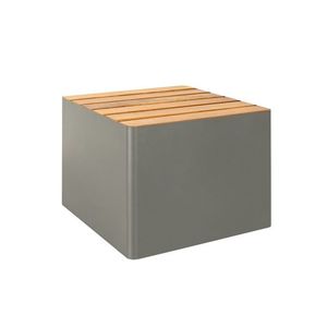 Venkovní stolička WOODGREEN, více variant - Hobby Flower Barva: khaki/přírodní dřevo obraz