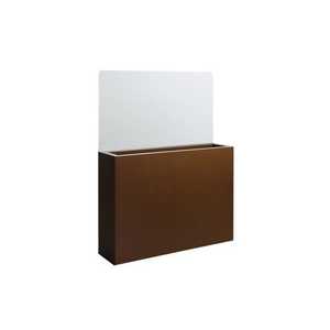 Samozavlažovací květináč KAI, více variant - Hobby Flower Barva: corten obraz